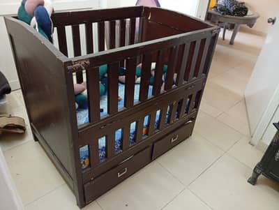 Wooden Baby cot