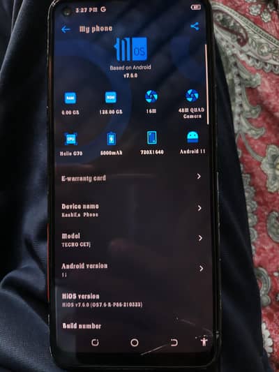 Urgent Sale 6/128 Tecno CAMON 16 SE