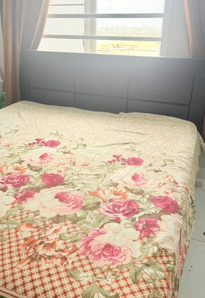Used Wooden Double Bed – Good Condition