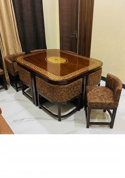 ELEGANTSPACE SAVING DINING SET 3 X 5 FT