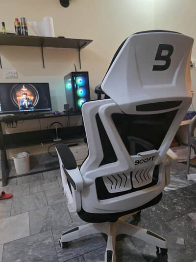 Boost Gaming Comfort Ergonomic Chair with Footrest