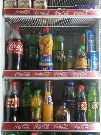 Coca Cola bottles chiller