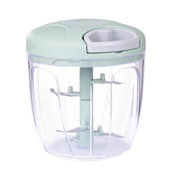 Atmad PK 900ml Manual Hand Chopper with 5 Blades – Portable Vegetable Cutter and Food Processor