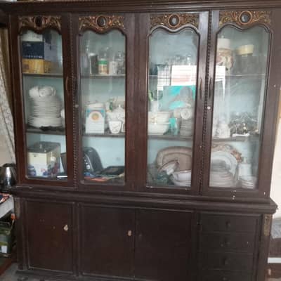wooden show case