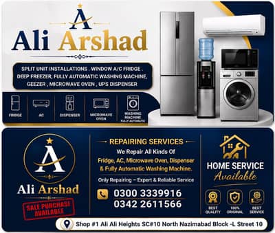 Fridge, AC, Washing Machine Repair & Installation – Home Service