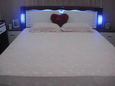 Luxury King Size Bedroom Set for Sale | Bed + Dressing + Wardrobe