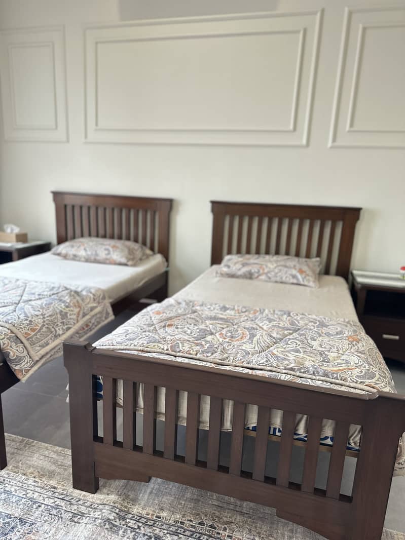 Single bed set with mattress premium condition 1
