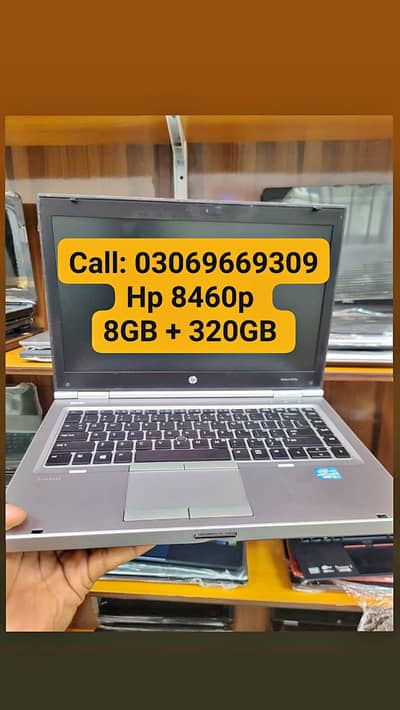 Hp EliteBook Core i5 2nd Gen 8GB Ram 14.1 inch Display 320GB HDD