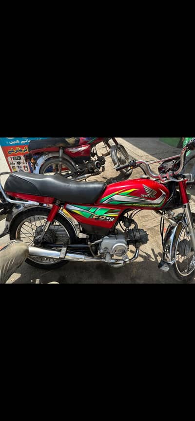 Honda 70 21/22 condition 10 8 just buy and use