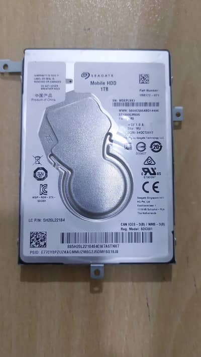 1 TB Laptop Hard