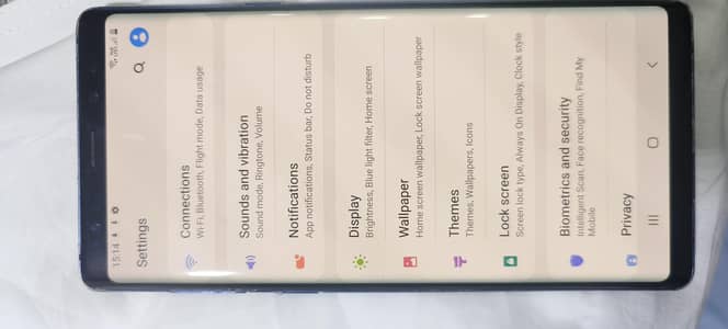 urgent sale Note 9 edge 6 126  condition. 10.9