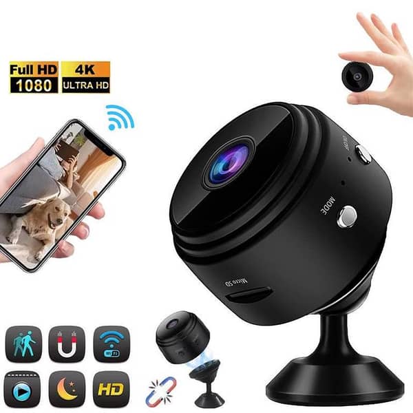A9 WiFi Mini Camera HD 1080P  Night Vision | Motion Detection | Baby Pet Home Security Wireless IP Camera