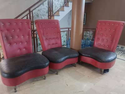 4 sofe set used hay