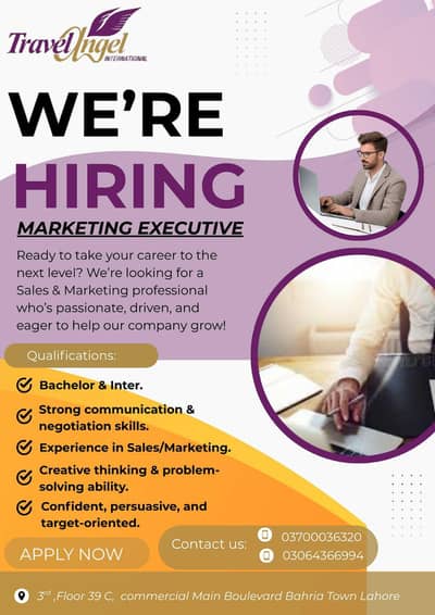 Sales and marketing associate