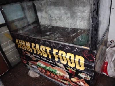 Shawarma Burger Fries Counter with Saman