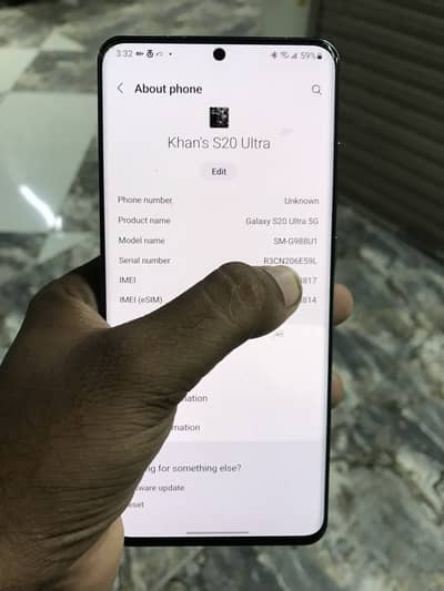 Samsung Mobile S20 Ultra 5G