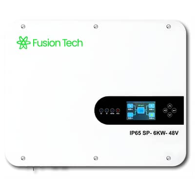 IP65 6Kw Hybrid Inverter Fusion Tech ( 5 year Replacement warranty )