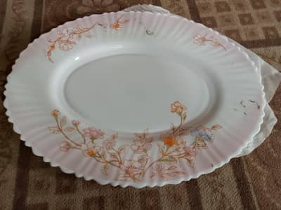 72-Piece Marble Dinner Set - Like New Condition | Rs. 25000