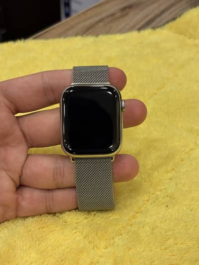 Apple Watch Series 7 Stenless Steel 100% health