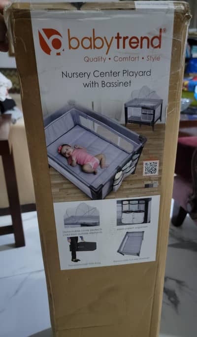 Baby Trend Nursery Center Playard with Bassinet