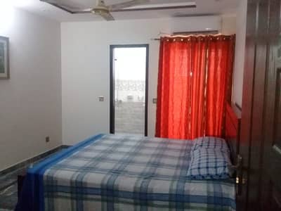 6 Marla brand new Jaisa fully furnished 3rd floor available for rent in Johar town near canal road