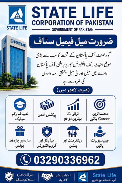 State Life Corporation | Sale Officer Job | Part Time