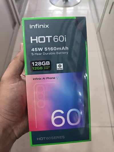Hot60i available box pack 9 mnth on easy installment plan PTA