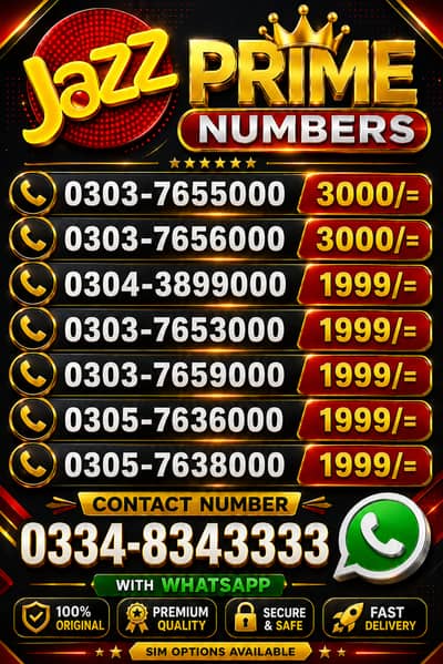 Jazz Prime Numbers Sale