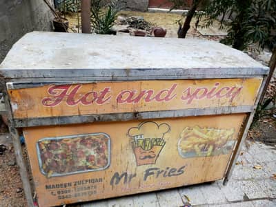 deep fryer counter