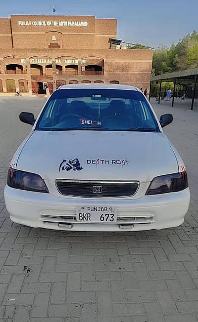 Exchange with Honda City 97 all ok document complete biomtric sth h