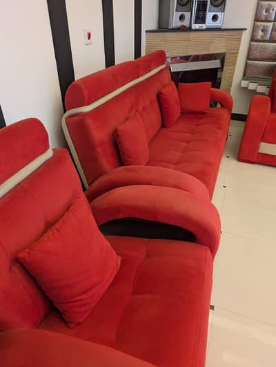 6 Seater Sofa Set - Luxury Sofa - Wooden Sofa - Sofa For Sale - Sofa