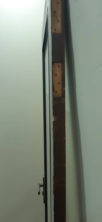 wood door & glass door