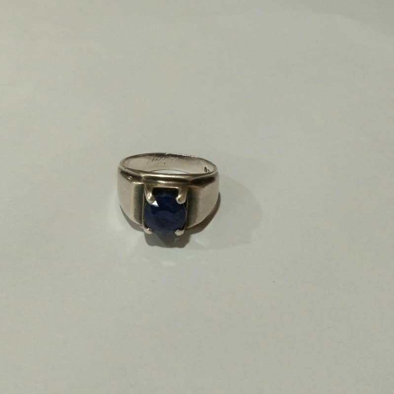 sapphire silver ring 0