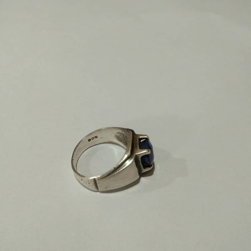 sapphire silver ring 1