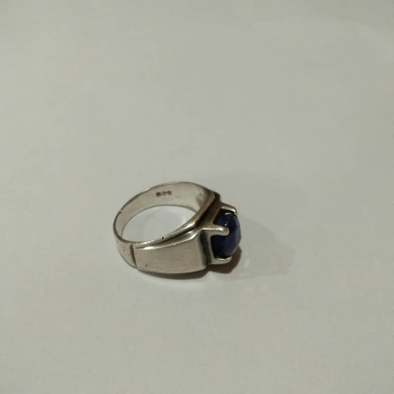 sapphire silver ring 2