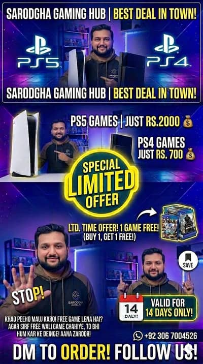 Ps5 and Ps4 games available in cheapest price