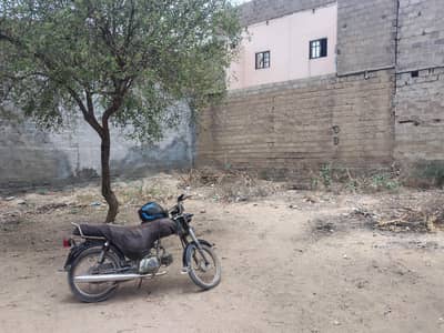 west open plot 160gz in Shah latif town secter 7B Khuda bux Goth near