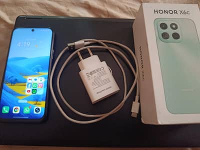 Honor x6c 6/128 Gb in warranty full box 10/10
