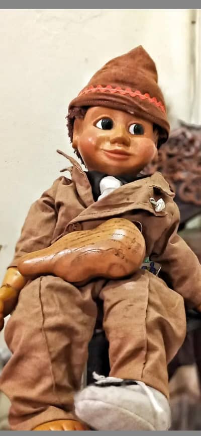 Antique wooden dolls