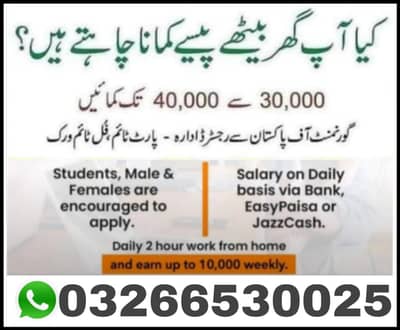 online work/part time