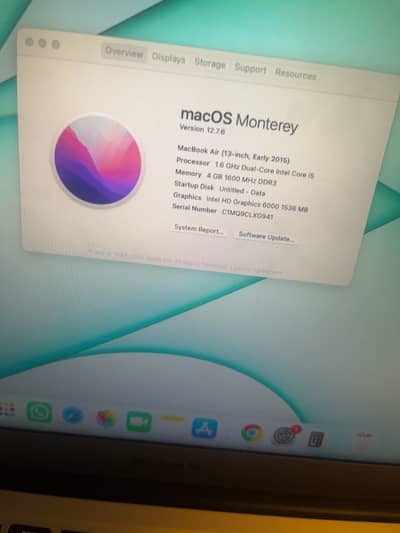 MacBook air 2015