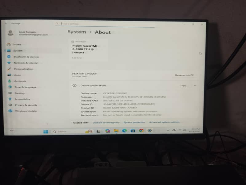Desktop computer 1