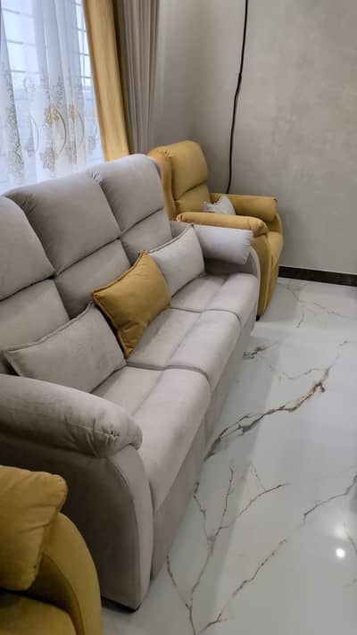 Premium 8-Piece Recliner Sofa Set – Sofa For Sale - Sofa