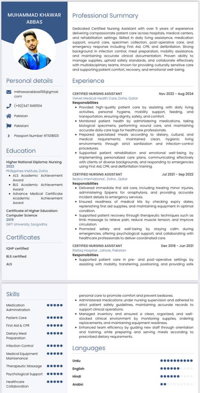 Assistant nurse