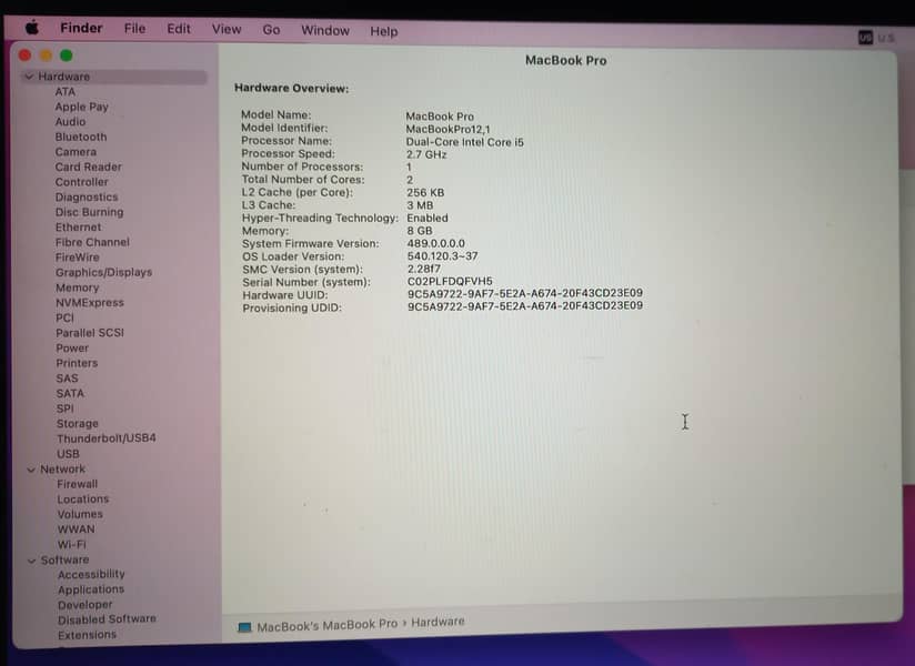 MacBook pro 2015 0