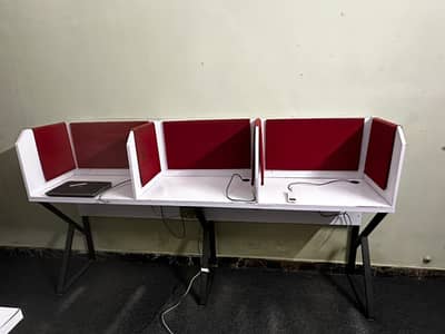 Urgent Sale Office Cubicles/ Work Stations with Metal Stands