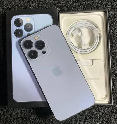 Iphone 13pro max 256gb my whatsp 03248193251