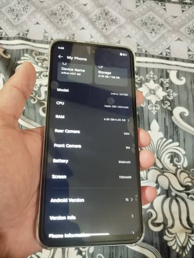 Infinix Hot 60i box open