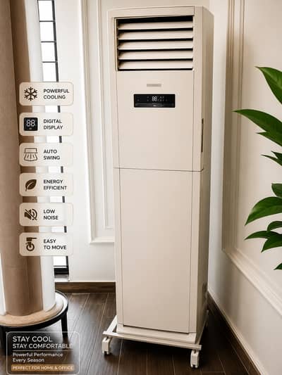Gree 2-Ton Floor Standing Cabinet AC (GF-24FW) – Excellent Condition
