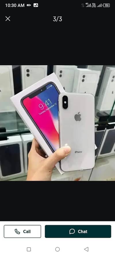 Apple iPhone X 256 GB official free WhatsApp numb03252831417er